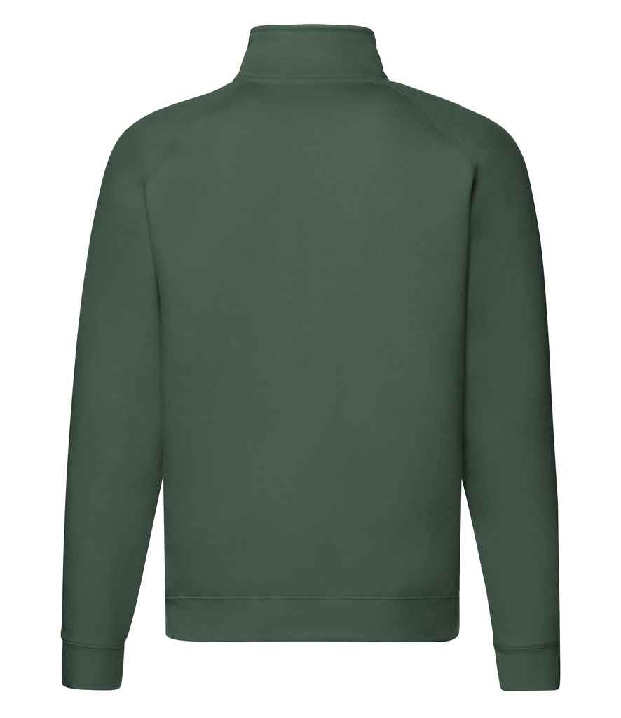 Fruit of the Loom Premium Zip Neck Sweatshirt - PRH in Colour
